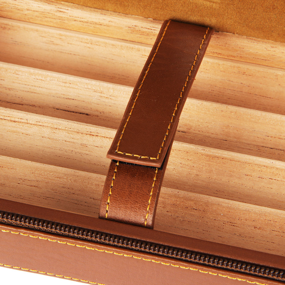 COHIBA cigar box set Gao Xiba leather cedar wood cigar humidor with cigar scissors set