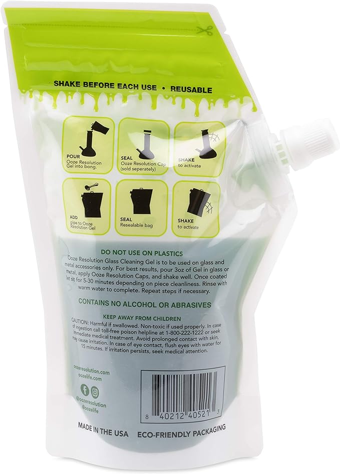 Ooze Resolution Gel Glass Cleaner 240ml - 24 Units