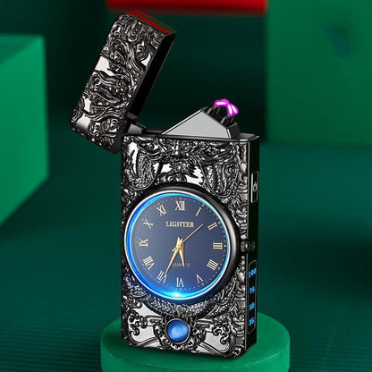Embossed LED Torch Lighter With Power Indicator